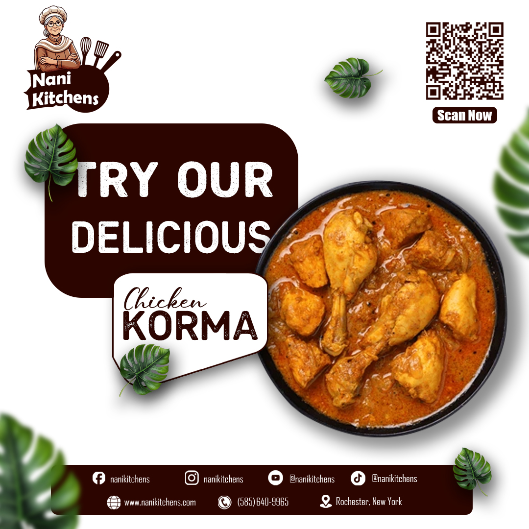 Nani Kitchens — Chicken Korma social post